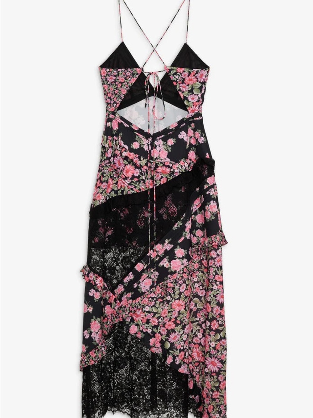 FOR LOVE & LEMONS ROSALYN MAXI DRESS IN BLACK - Picture 5 of 7